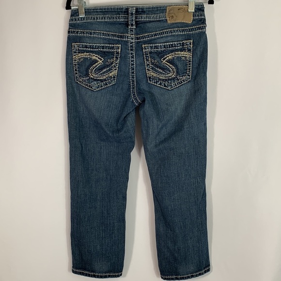 Silver Jeans Co. Aiko Capri Denim Jean Capris - Picture 5 of 11